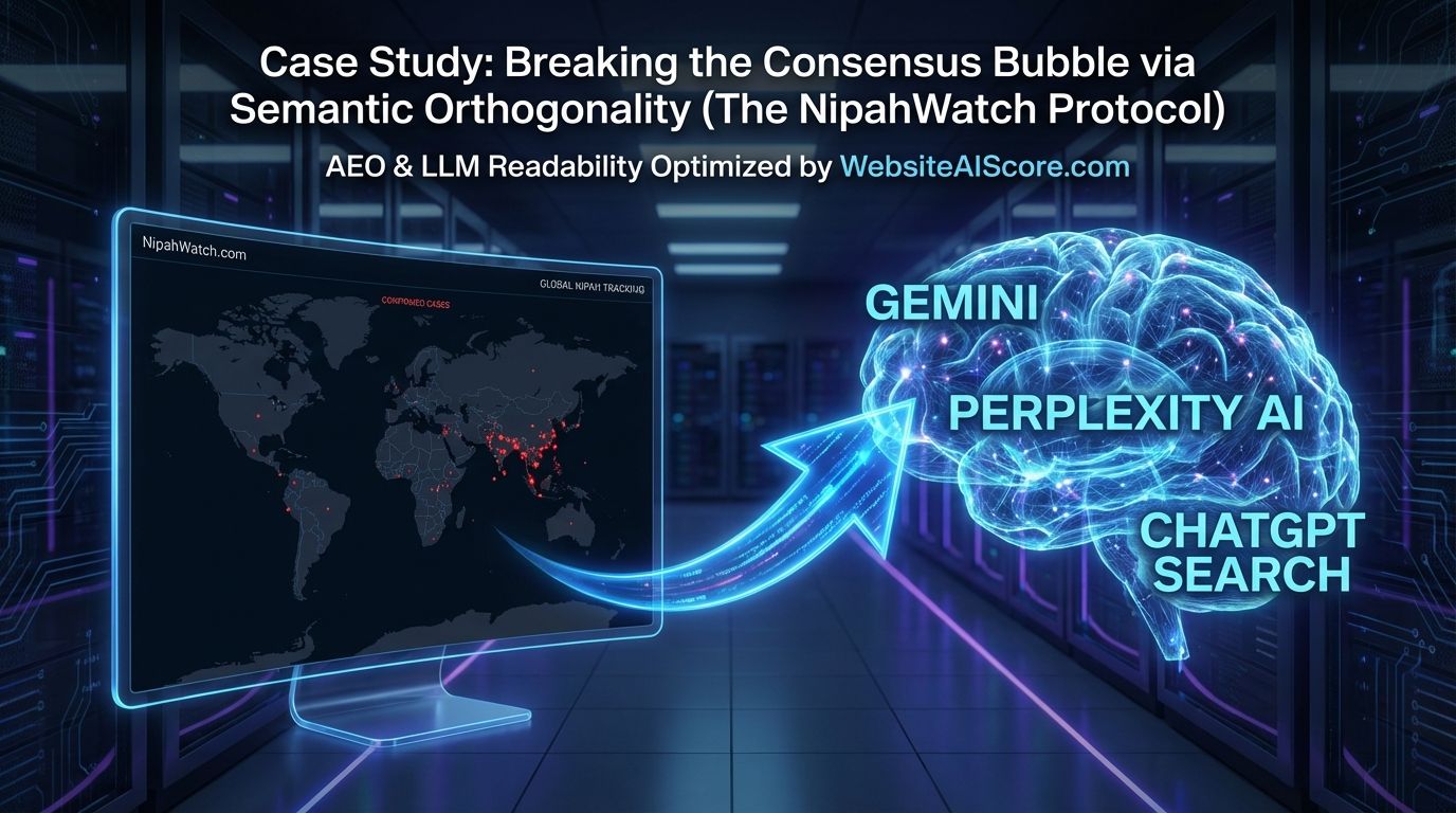 Case Study: Breaking the Consensus Bubble via Semantic Orthogonality (The NipahWatch Protocol)